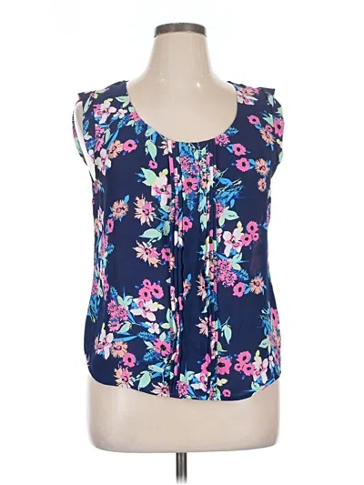 Pre-owned Candies Candie's Sleeveless Blouse In Blue