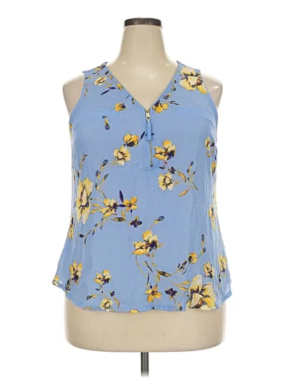 Pre-owned Candies Candie's Sleeveless Blouse In Blue