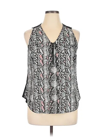 Pre-owned Candies Candie's Sleeveless Blouse In Gray