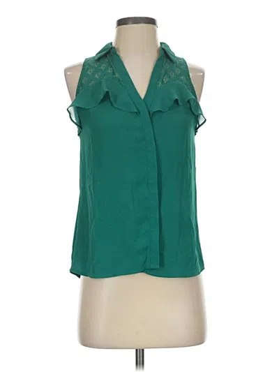 Pre-owned Candies Candie's Sleeveless Blouse In Green