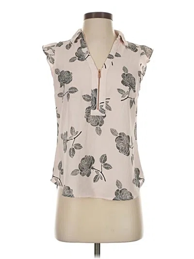 Pre-owned Candies Candie's Sleeveless Blouse In Ivory
