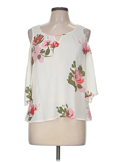 Pre-owned Candies Candie's Sleeveless Blouse In Ivory