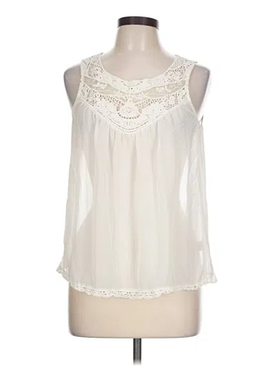 Pre-owned Candies Candie's Sleeveless Blouse In Ivory