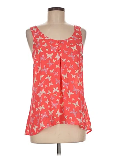 Pre-owned Candies Candie's Sleeveless Blouse In Orange