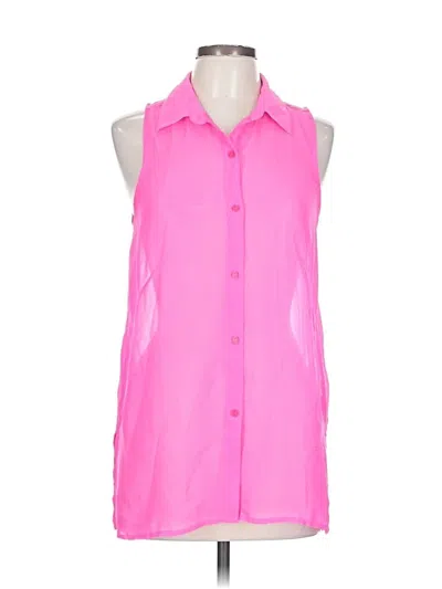 Pre-owned Candies Candie's Sleeveless Blouse In Pink