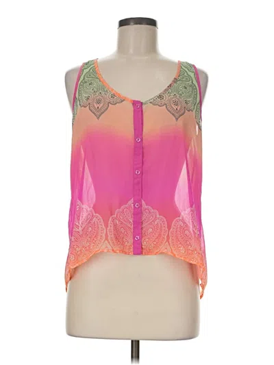Pre-owned Candies Candie's Sleeveless Blouse In Pink