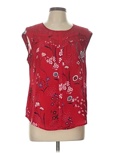 Pre-owned Candies Candie's Sleeveless Blouse In Red