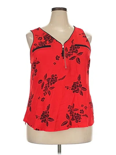 Pre-owned Candies Candie's Sleeveless Blouse In Red