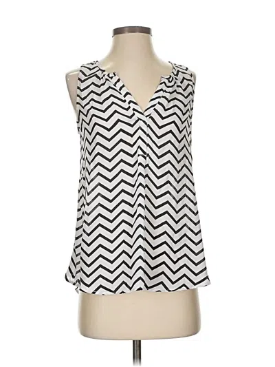 Pre-owned Candies Candie's Sleeveless Blouse In Silver