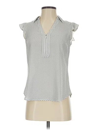 Pre-owned Candies Candie's Sleeveless Blouse In White