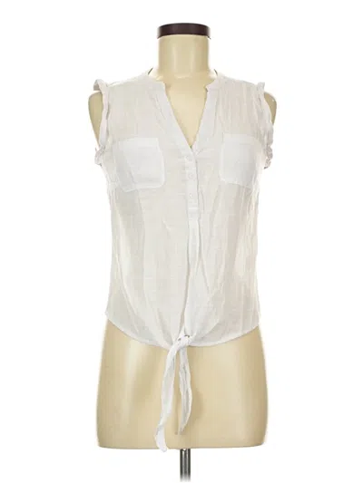 Pre-owned Candies Candie's Sleeveless Blouse In White