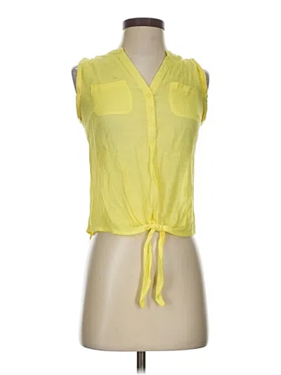 Pre-owned Candies Candie's Sleeveless Blouse In Yellow