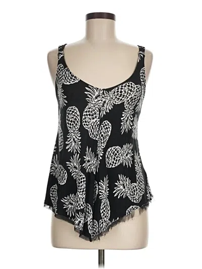 Pre-owned Candies Candie's Sleeveless Top Black Scoop Neck Tops