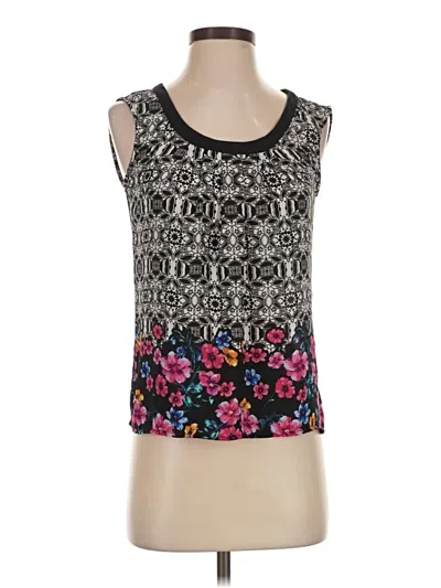 Pre-owned Candies Candie's Sleeveless Top Black Scoop Neck Tops