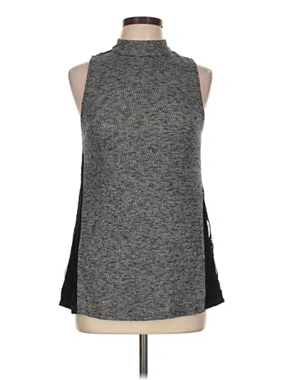 Pre-owned Candies Candie's Sleeveless Top Gray Halter Neckline Tops