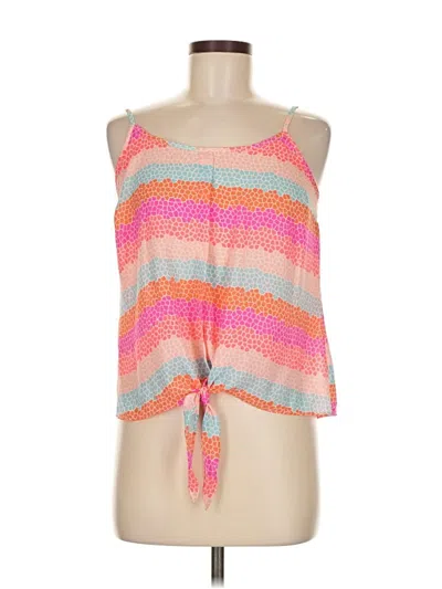 Pre-owned Candies Candie's Sleeveless Top Pink Halter Neckline Tops