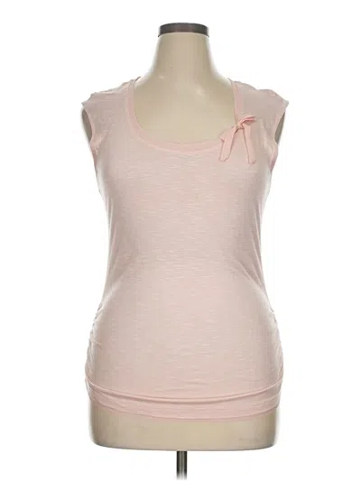 Pre-owned Candies Candie's Sleeveless Top Pink Scoop Neck Tops