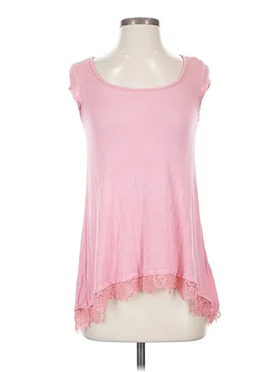 Pre-owned Candies Candie's Sleeveless T-shirt In Pink