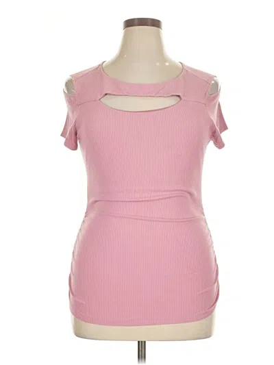 Pre-owned Candies Candie's Sleeveless T-shirt In Pink