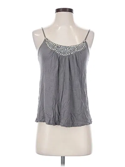 Pre-owned Candies Candie's Tank Top Gray Strapless Neckline Tops
