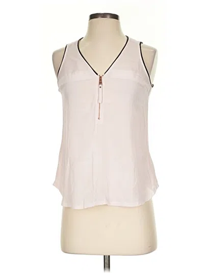 Pre-owned Candies Candie's Tank Top Ivory Halter Neckline Tops