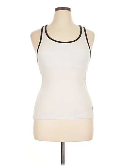 Pre-owned Candies Candie's Tank Top Ivory Halter Neckline Tops In White