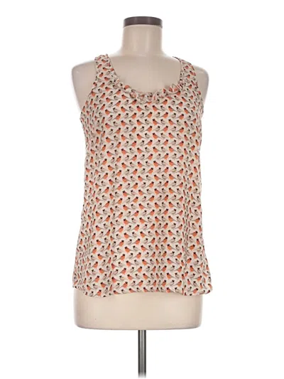Pre-owned Candies Candie's Tank Top Orange Halter Neckline Tops