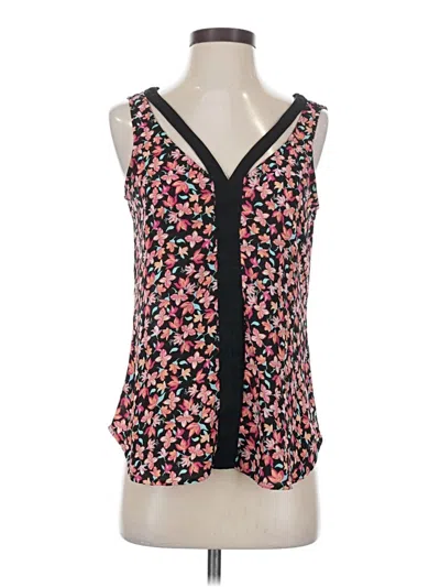 Pre-owned Candies Candie's Tank Top Pink Plunge Neckline Tops
