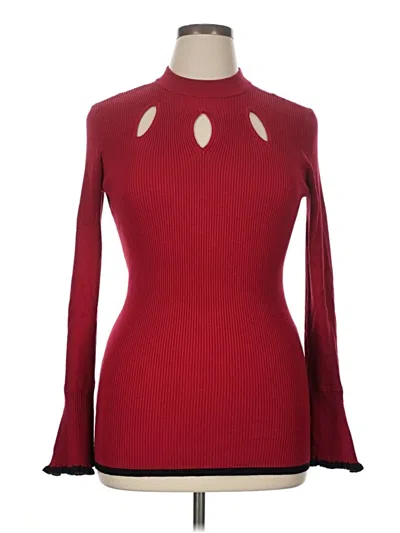 Pre-owned Candies Candie's Turtleneck Sweater In Red