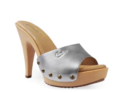 Candies Candie's Viviana Omg Platform Sandal In Silver