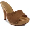 Candies Candie's Viviana Platform Sandal In Tan Suede