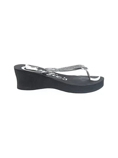 Pre-owned Candies Candie's Wedges In Black