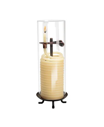 Candle By The Hour 80 Hour Citronella Candle With Glass Cylinder In Brown