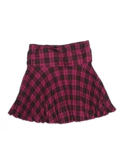 Pre-owned Candy Girl Kids' Skirt In Burgundy