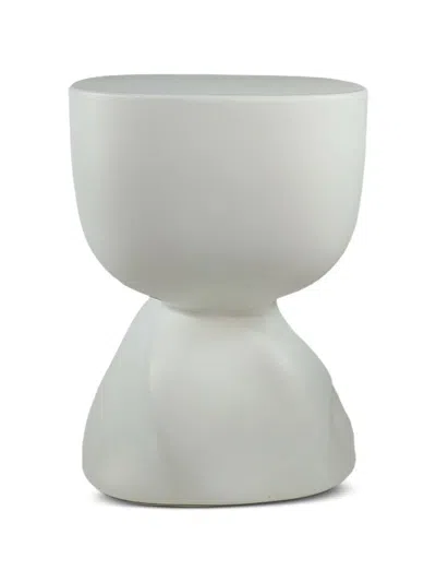 Candyslab Sculptural Hourglass Stool In Gray