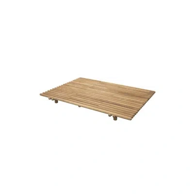 Cane-line 2 Seater Stick Platform Module In Umber Brown