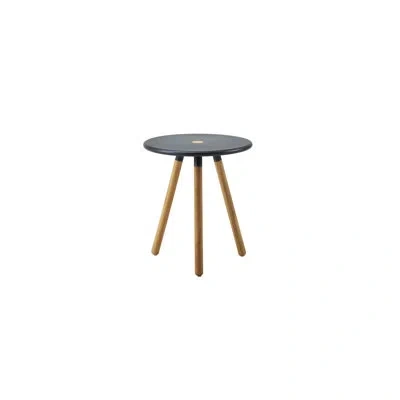 Cane-line Area Side Table In Lava Gray