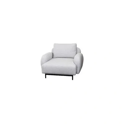 Cane-line Aura Lounge Chair W/low Armrest In Light Gray