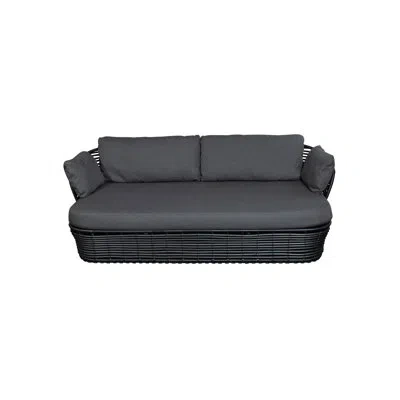 Cane-line Basket 2-seater Sofa In Gray