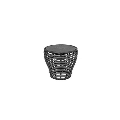 Cane-line Basket Coffee Table In Graphite,fossil Black