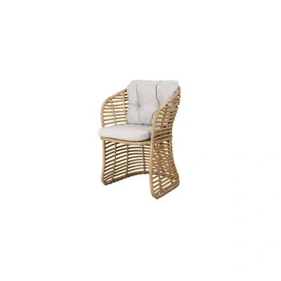 Cane-line Basket Patio Armchair With Cushions In Natural