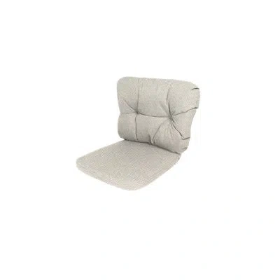 Cane-line Basket/moments/ocean Chair Cushion Set In Desert Sand
