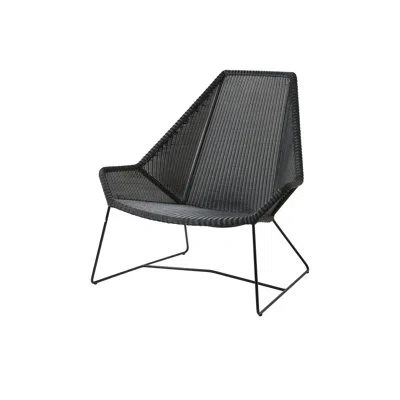 Cane-line Breeze Highback Patio Chair In Black