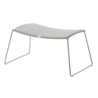 Cane-line Breeze Outdoor Footstool In White