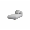 Cane-line Capture Chaise Lounge Sofa Module In Light Gray