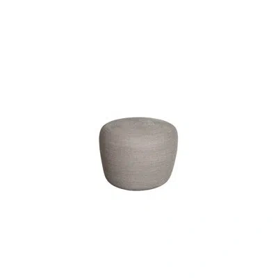Cane-line Circle Outdoor Footstool In Taupe