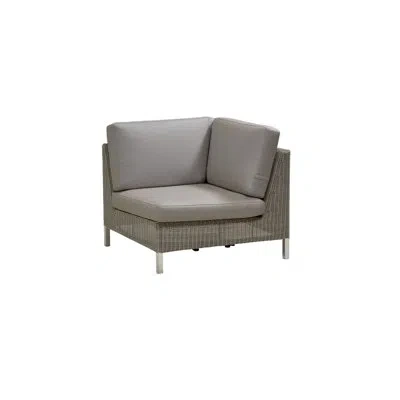 Cane-line Connect Patio Chair With Cushions In Taupe