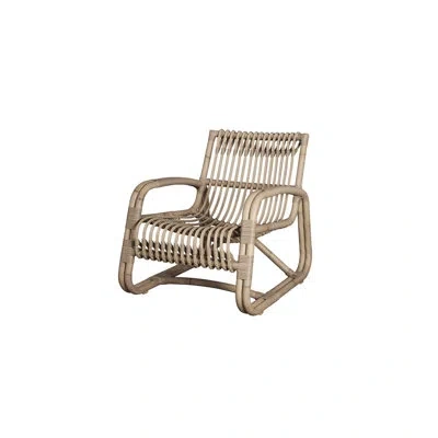 Cane-line Curve Outdoor Patio Chair In Natural
