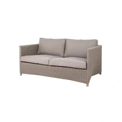 Cane-line Diamond 2-seater Loveseat In Taupe