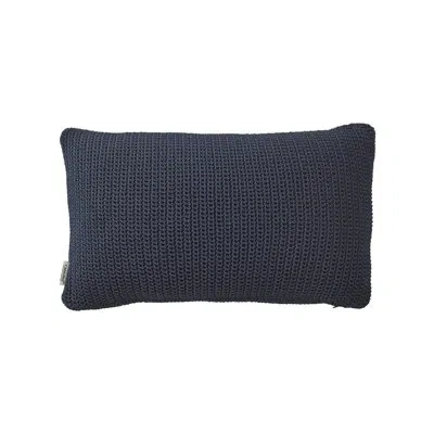 Cane-line Divine Indoor/outdoor Rectangular Pillow Cover & Insert In Midnight Blue